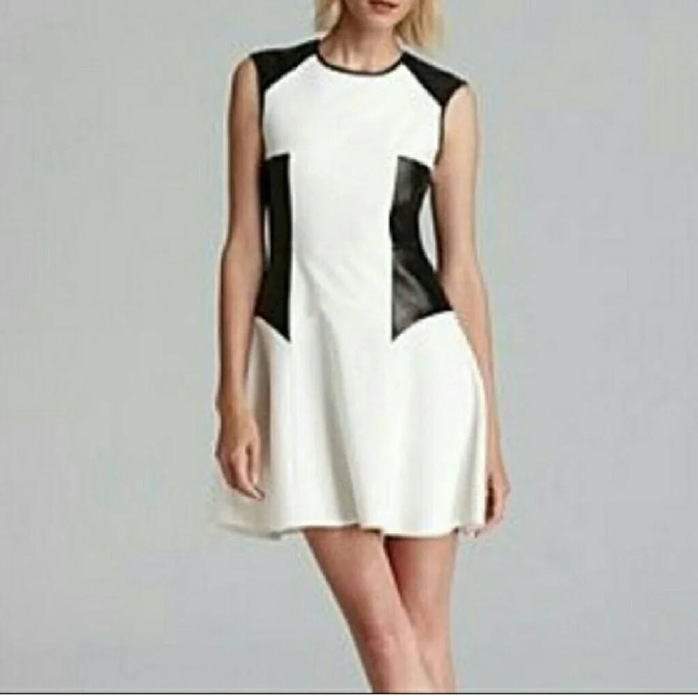 TIBI color blocked Ponte dress
